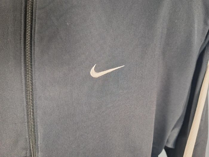 Veste Nike vintage noir blanc zip intégral logo brodé Y2K (543) - photo numéro 3