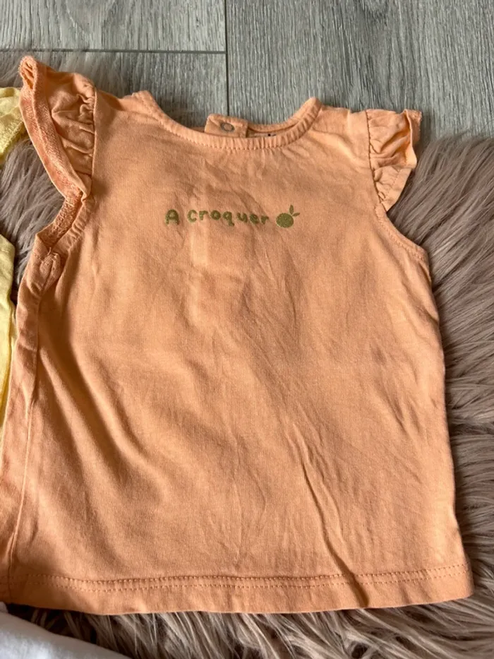 Lot tee shirt 3 mois kiabi - photo numéro 9