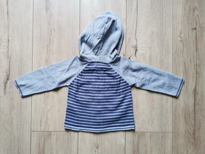 Gilet capuche gris Obaïbi 18 mois - photo numéro 5