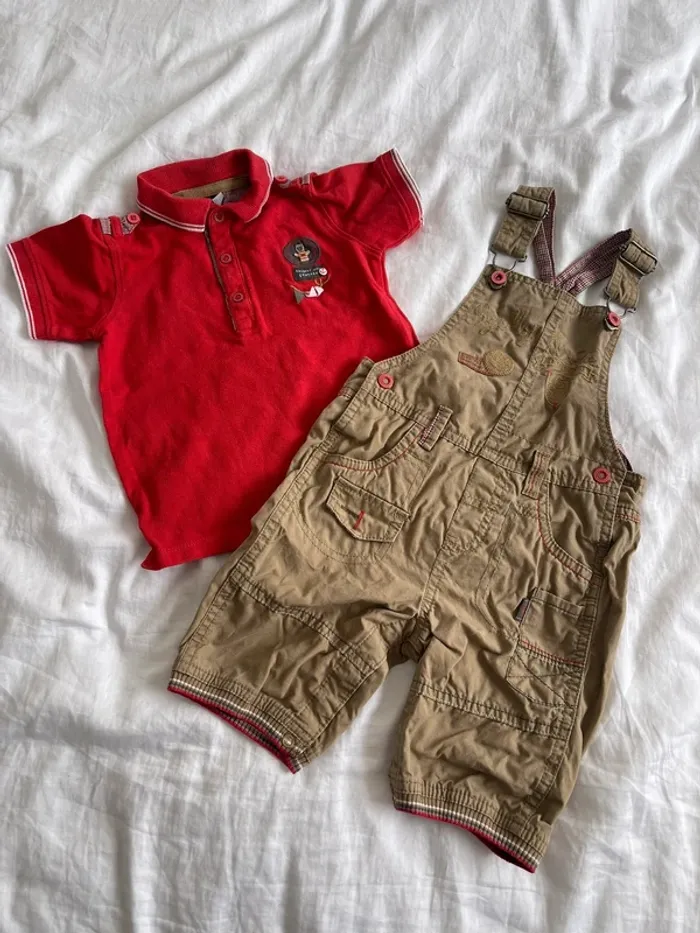 Ensemble Polo et Salopette Sergent Major