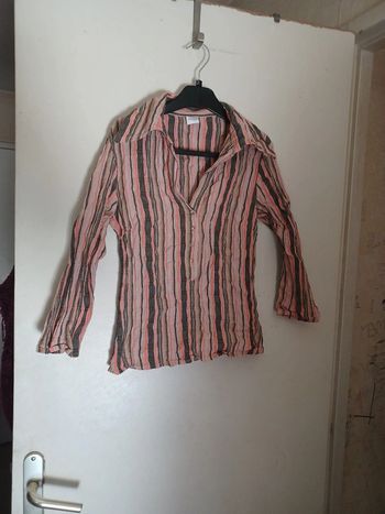 Tee shirt décolleté 38 camaïeu