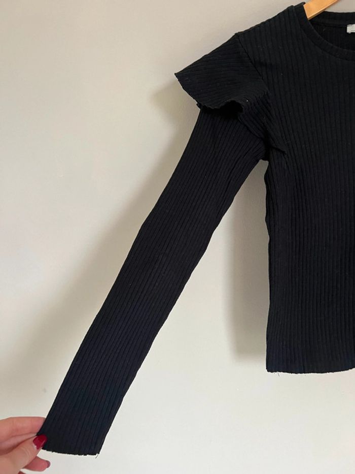 Haut Zara volants noirs - photo numéro 4