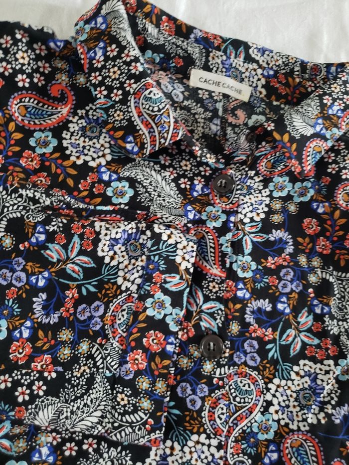 Robe manches 3/4 à motifs - photo numéro 3