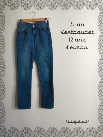 Jean skinny Vertbaudet 12 ans