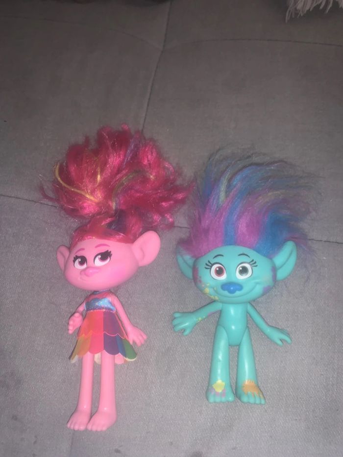 Lot 2 figurines Troll