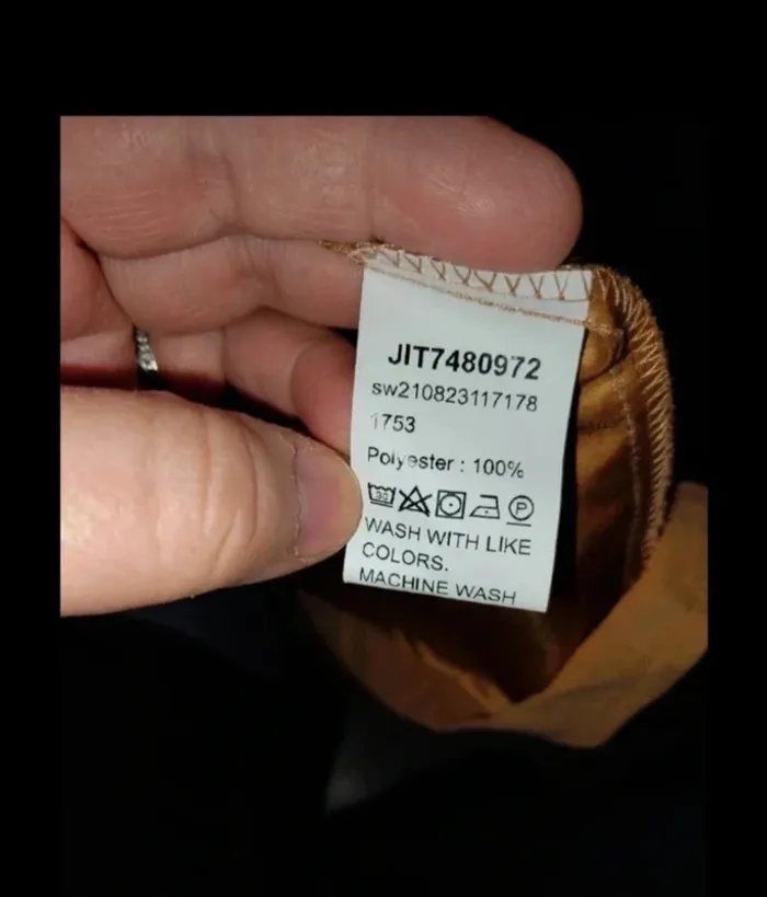 Veste Shein beige/moutarde taille 1XL neuve jamais portée. Porté ouvert. - photo numéro 4