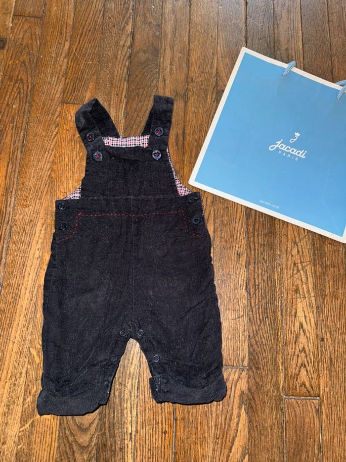 Salopette velour Jacadi 1 mois