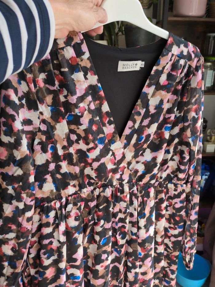 Robe longue satinée Molly Bracken XS 36 - photo numéro 4