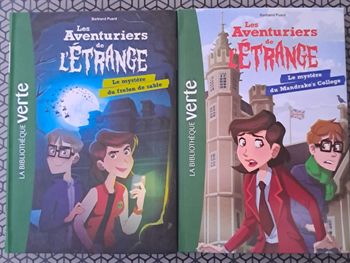 Les aventuriers de l'étranger lot de 2 livres bibliothèque verte  (bbs1)