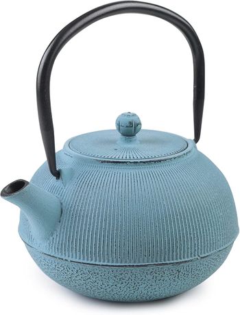 Théière en Fonte Negara, 0,8 Litre, Intérieur Émaillé, Compatible avec les Plaques à Induction