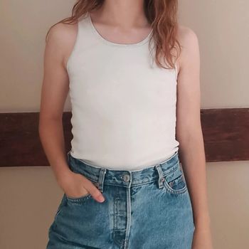 Débardeur blanc l'iconique Petit Bateau
