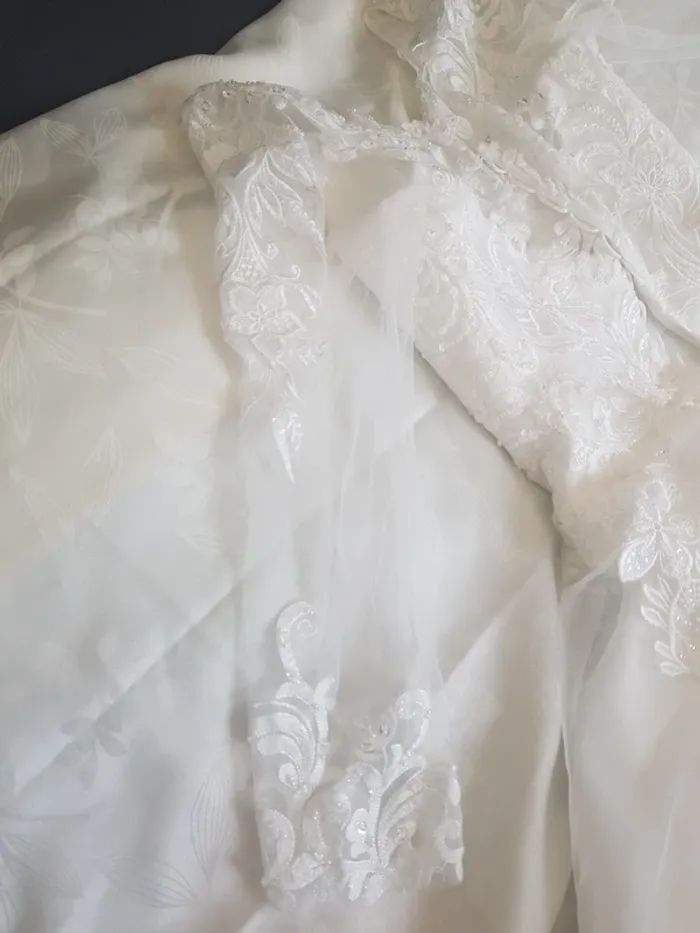 Robe de marié blanche modèle Abby taille 44 - photo numéro 6