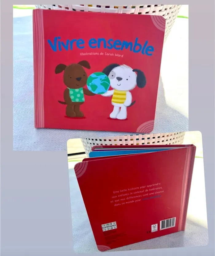 Livre Vivre Ensemble de Sarah Ward Très bon état