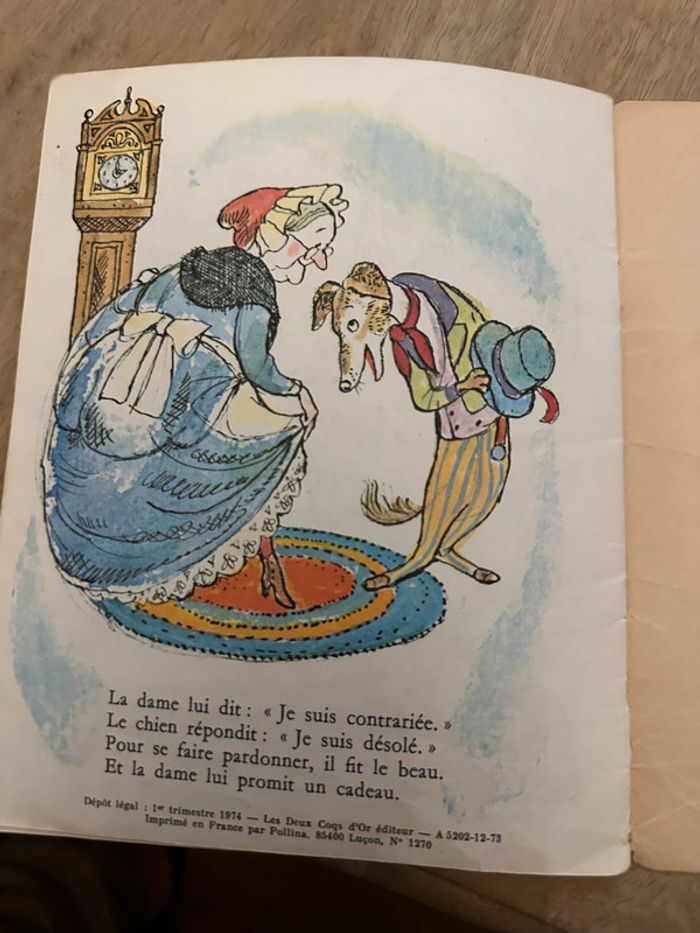 Un petit livre d’argent album ancien Le chien de la mère Gaspard éditions deux coqs d’or - photo numéro 8