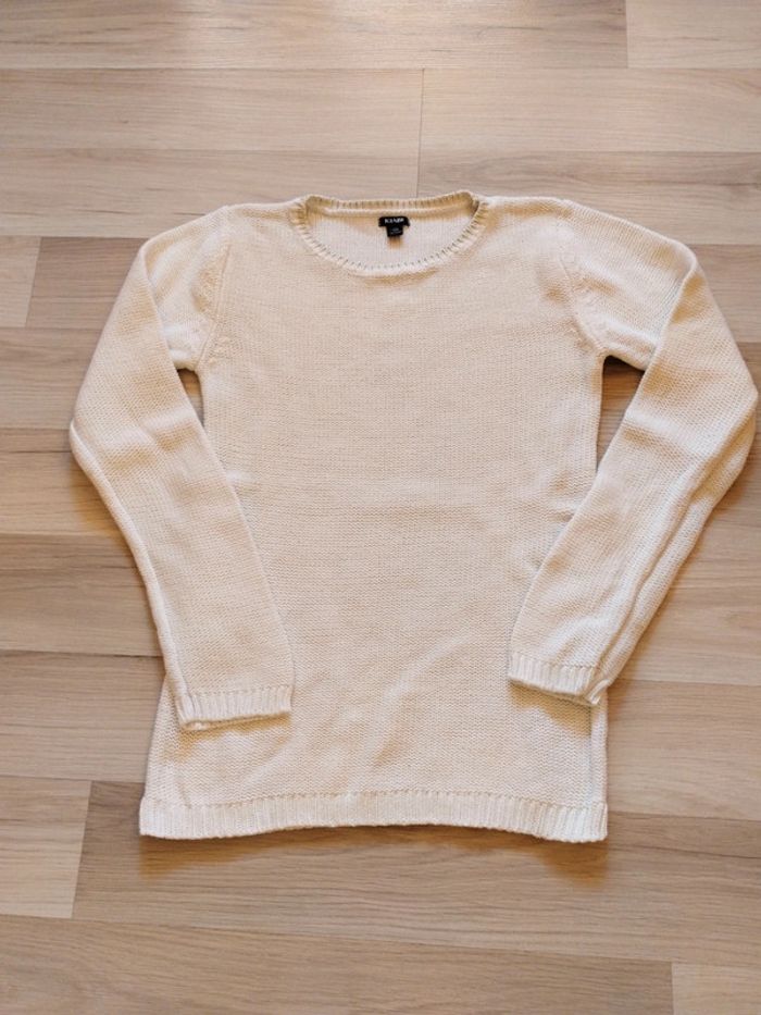 Pull léger col brillant