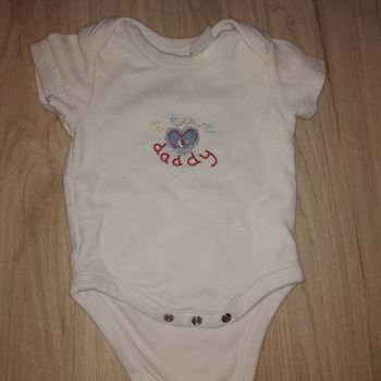 Bodie gap i love daddy 3/6mois