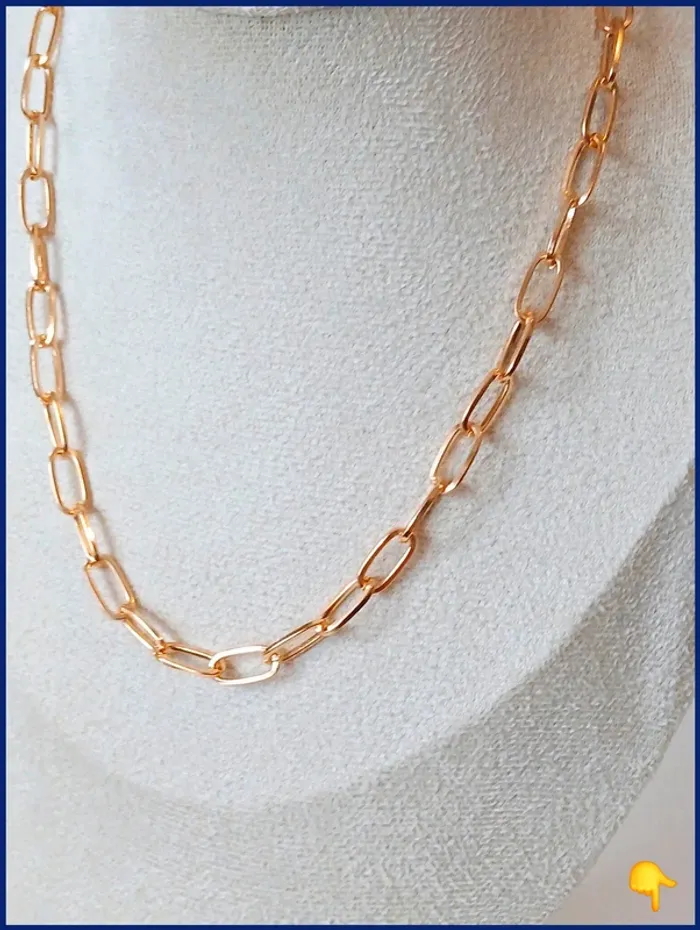 Collier chaîne dorée – intemporel & tendance - photo numéro 4