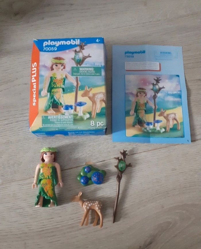 Playmobil fée et faon