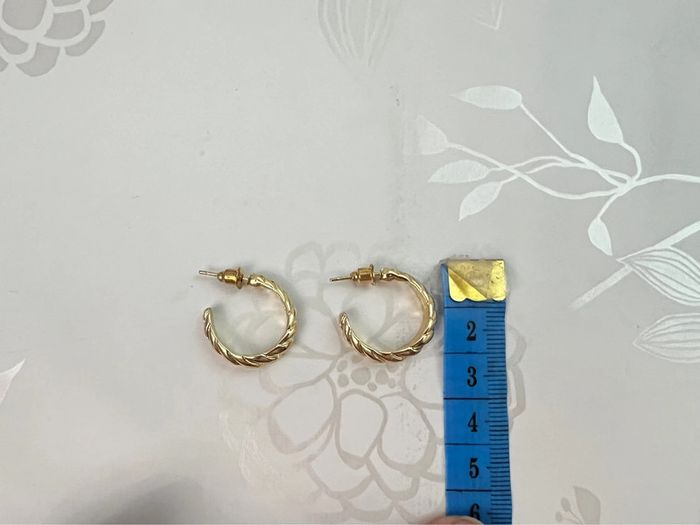 Boucles d’oreilles plaqué or - photo numéro 5