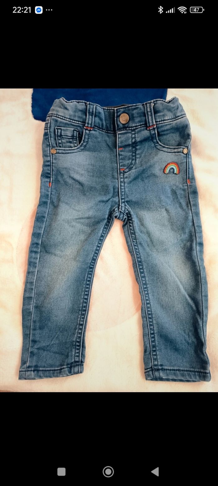 Lot de jeans slims 12 mois - photo numéro 2
