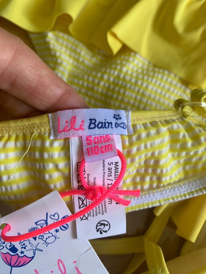 Bikini Lili Bain | taille 5ans neuf avec étiquette - photo numéro 5