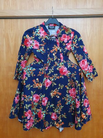 Robe style années 60 - Heart & Roses- Automne/ Hiver - Fille - 10 ans - TBE