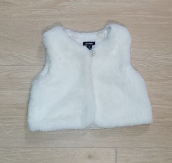 Gilet sans manche blanc "Kiabi" 3M