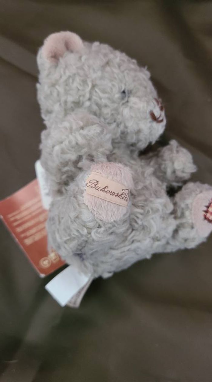 Ours gris bouclette avec cicatrice - Bukowski - photo numéro 4