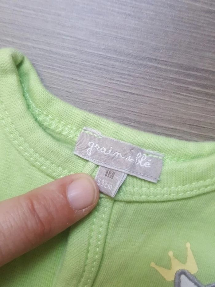 Grenouillère taille 53 / 1 mois - photo numéro 2