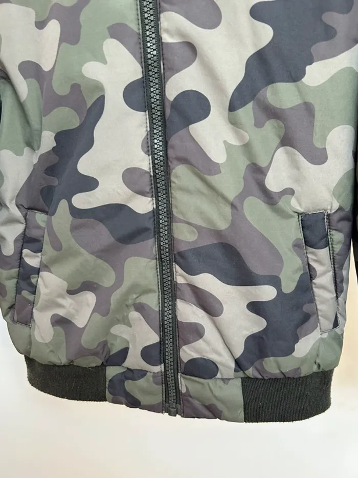 Veste mi saison camouflage garçon 5 ans - photo numéro 2