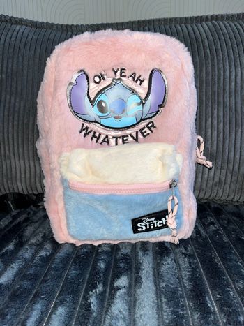 Sac à dos stitch en peluche 