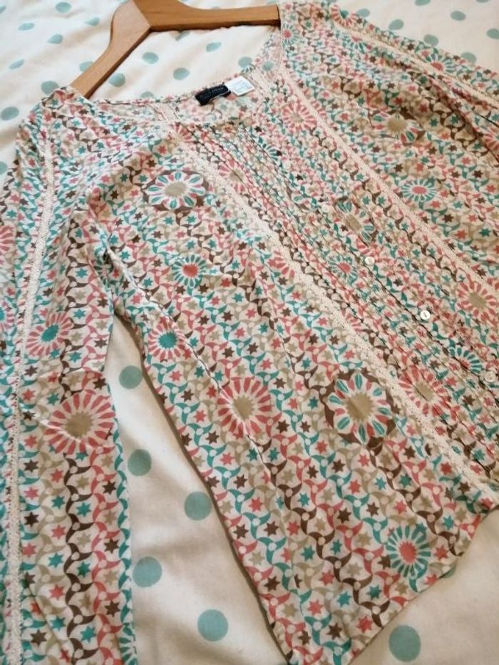 Blouse à motifs