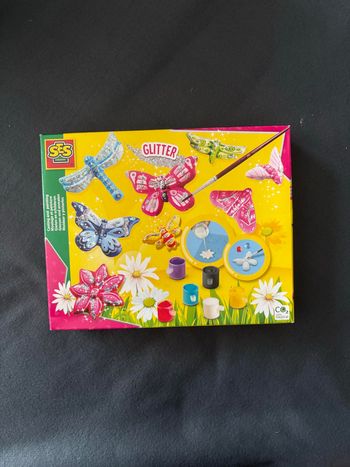 Ses-Ensemble de Moulage et Peinture Papillon pour Enfants 01131
