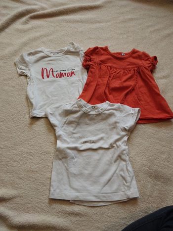 Lot de tee shirt