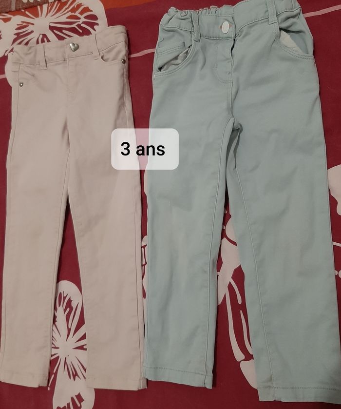 2 pantalons 3 ans
