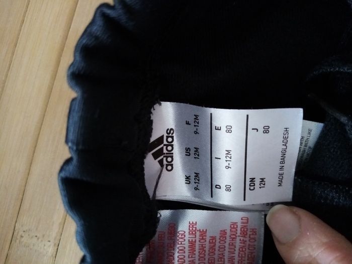Pantalon de jogging Adidas 9-12mois - photo numéro 2