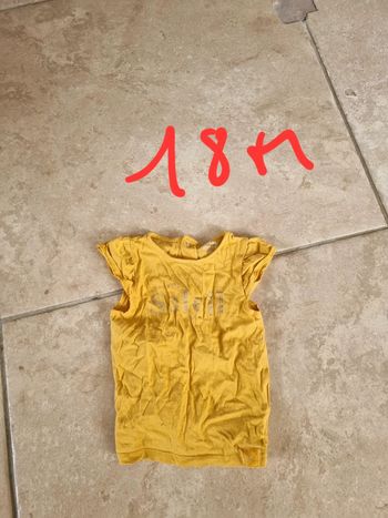 Tee shirt fille 18 mois