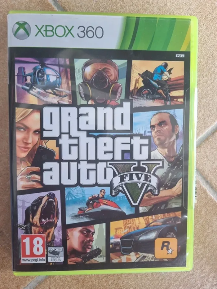 Jeu gta five Xbox360 - photo numéro 1