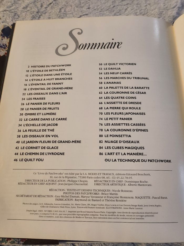 Le livre des patchworks modes et travaux - photo numéro 6