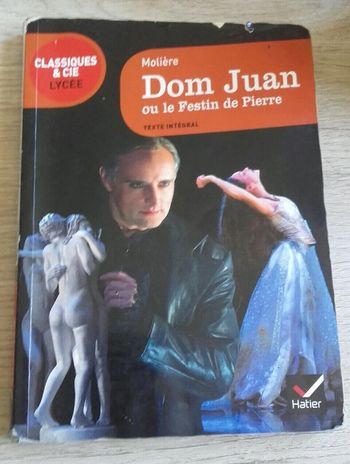 Livre Molière Dom Juan ou le Festin de Pierre. Hatier