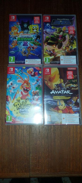 Jeux switch neuf