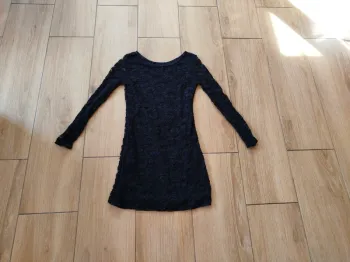 Robe noire à dentelle Taille XS
