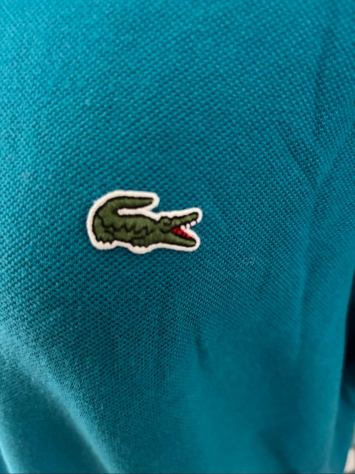 Polo homme Lacoste bleu - photo numéro 3