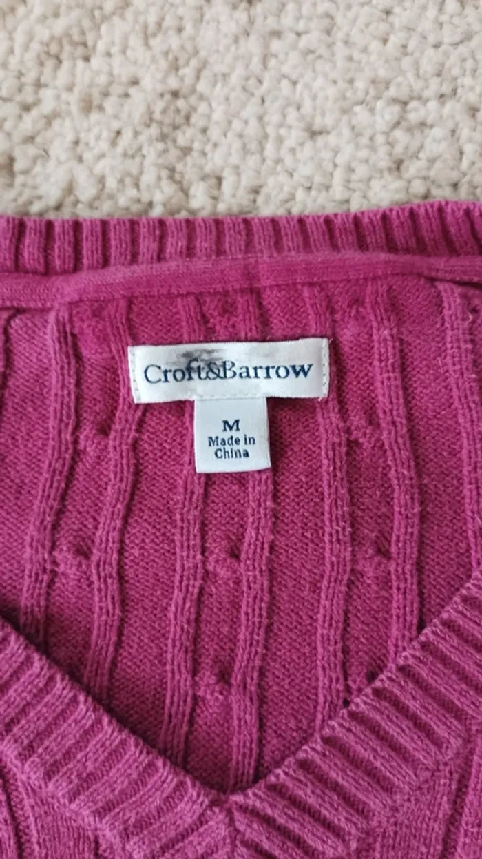 Pull torsadé Croft Barrow - Taille M - photo numéro 3