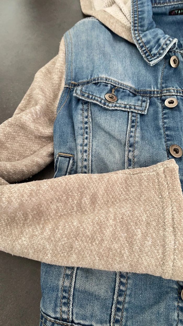Veste jean fille - photo numéro 2