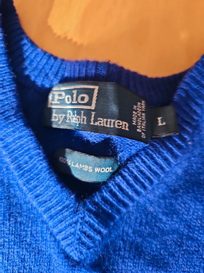 🔥Pull Ralph Lauren T.L 100% Laine d'agneau 💫👕 - photo numéro 6