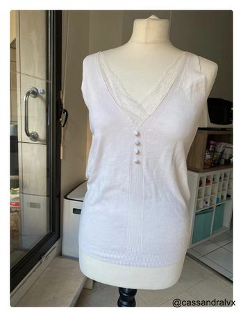 Haut blanc rose - Naf Naf