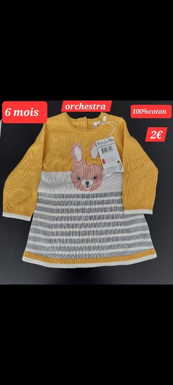 Robe orchestra fille 6mois 