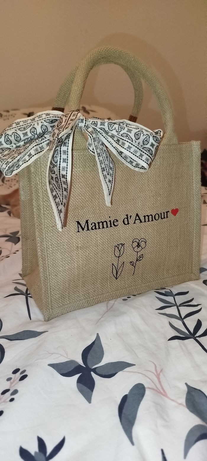 Petit sac en jute