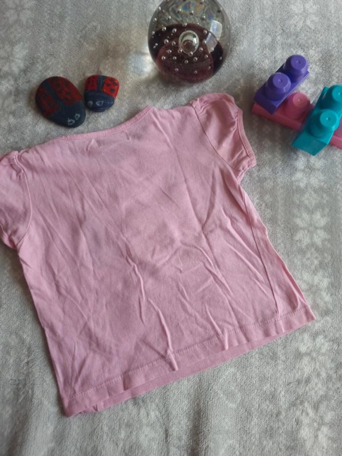 T-shirt rose manche courte motif fruit - photo numéro 2